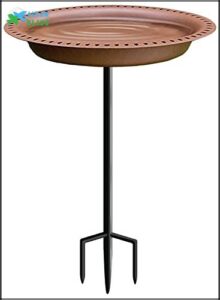 Garbuildman Extra-Large Freestanding Birdbaths Bowl,