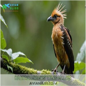 Hoatzin Chicks’ Wing Claws