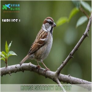 House Sparrow Habitat