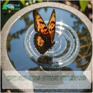 How Bird Baths Attract Butterflies