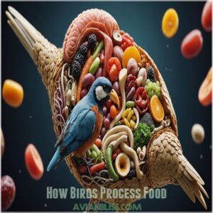 How Birds Process Food