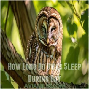 How Long Do Owls Sleep During Day