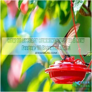 how to attract hummingbirds to a new feeder