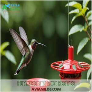 Hummingbird Food Recipes