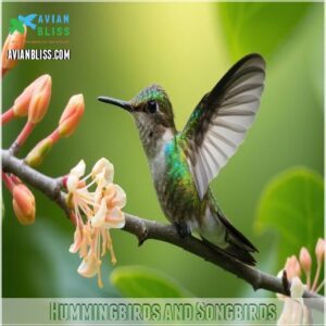 Hummingbirds and Songbirds