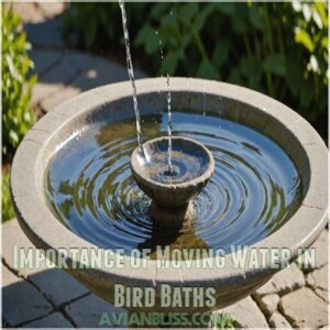 Importance of Moving Water in Bird Baths