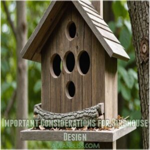 Important Considerations for Birdhouse Design