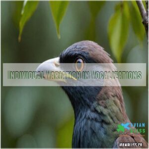 Individual Variation in Vocalizations