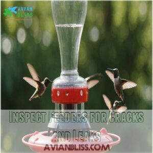 Inspect Feeders for Cracks and Leaks