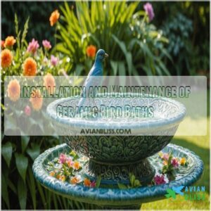 Installation and Maintenance of Ceramic Bird Baths