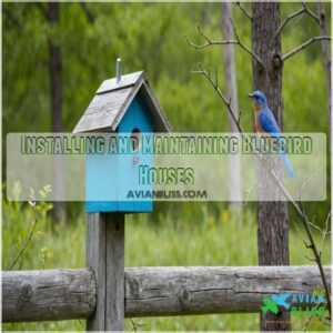 Installing and Maintaining Bluebird Houses