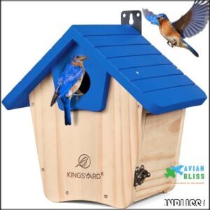 Kingsyard Blue Bird House for