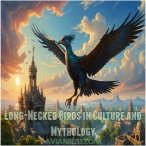 Long-Necked Birds in Culture and Mythology