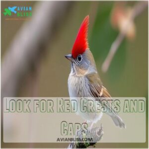 Look for Red Crests and Caps