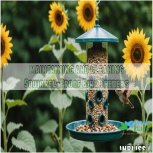 Maintaining and Cleaning Squirrel-Proof Bird Feeders