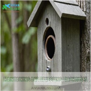 Maintaining and Upkeeping Birdhouses