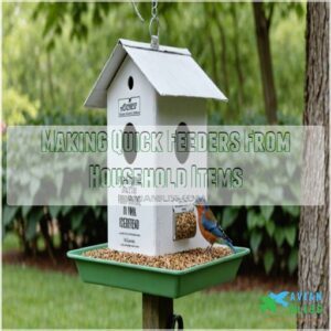 Making Quick Feeders From Household Items