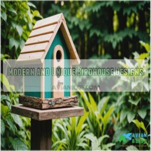 Modern and Unique Birdhouse Designs