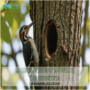 Nesting Habits of Louisiana Woodpeckers