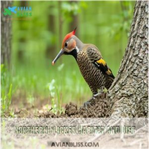 Northern Flicker Habitat and Diet