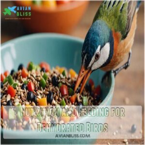 Nutrition and Feeding for Dehydrated Birds