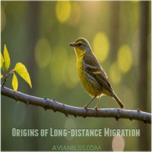 Origins of Long-distance Migration