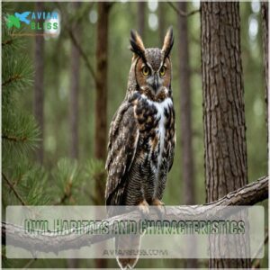 Owl Habitats and Characteristics