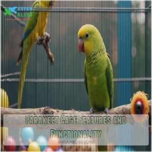 Parakeet Cage Features and Functionality