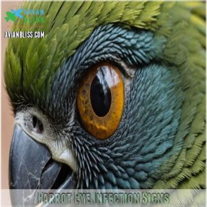 Parrot Eye Infection Signs