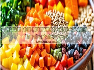 parrot food nutritional guide