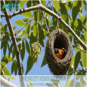 Pendant Oriole Nests