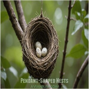 Pendant-Shaped Nests