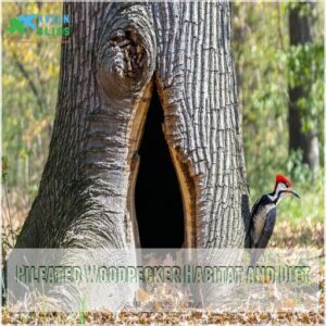 Pileated Woodpecker Habitat and Diet