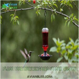 Place Your Hummingbird Feeder Wisely