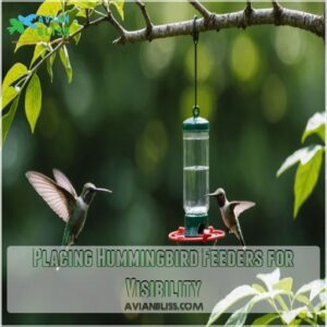 Placing Hummingbird Feeders for Visibility