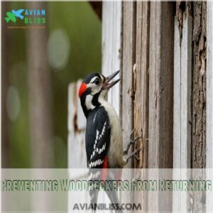 Preventing Woodpeckers From Returning