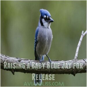 Raising a Baby Blue Jay for Release