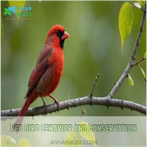 Red Bird Behavior and Conservation