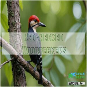 Red-necked Woodpeckers