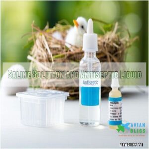 Saline Solution and Antiseptic Liquid