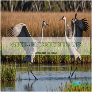 Sandhill Crane Courtship Dance