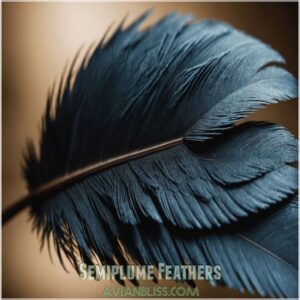 Semiplume Feathers