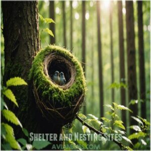 Shelter and Nesting Sites