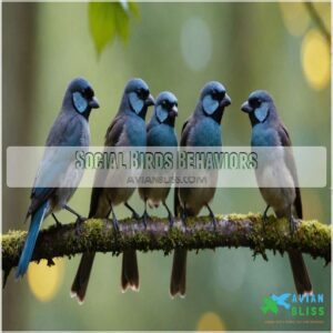 Social Birds Behaviors