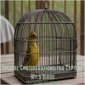 Special Considerations for Captive Wild Birds