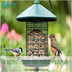 Squirrel-Proof Bird Feeder Solutions