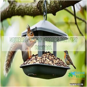 Squirrel-Proof Feeders for Pest Control