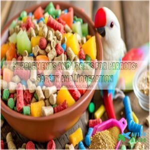 Supplements and Treats for Parrots: Safety and Moderation