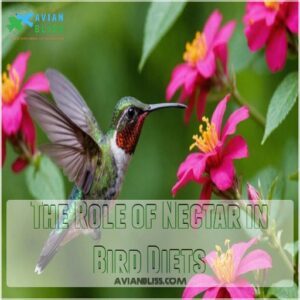 The Role of Nectar in Bird Diets