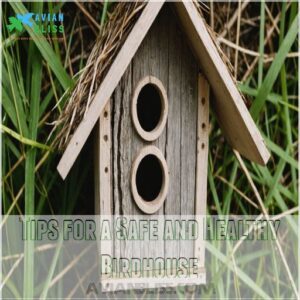 Tips for a Safe and Healthy Birdhouse